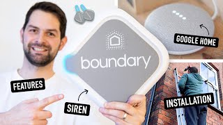 Boundary Alarm Installation tips Review Siren amp Google Home Ad [upl. by Eednac]