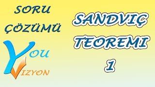 Limit Sandviç Teoremi Soru Çözümü  1 [upl. by Katzman]