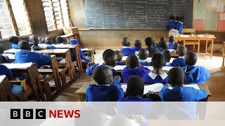 Dozens of Kenyan schoolgirls admitted to hospital with unknown illness  BBC News [upl. by Sherl]