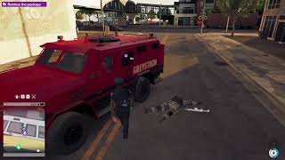 Watch Dogs 2 Tezcas Gang Shootout Robbing The Armor Truck  Five Star Escape [upl. by Cotsen897]