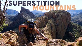 Backpacking the Most HAUNTED MOUNTAINS in America  Superstition Mountains 2020 [upl. by Analli32]