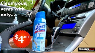 Clean your car air vents from Mold amp Odor for 4  Dont pay 8000 per hour [upl. by Chadbourne]