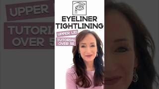 Waterline and Tightline Eyeliner Technique  How I Line Upper Eye Lid Over 50 40  Makeup Tutorial [upl. by Suiddaht]