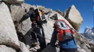 Lolo arete to Cosmiques refuge [upl. by Atoel174]