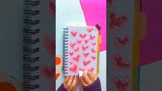 Diary Decoration Ideas with lipstick 💄 diary viralvideo viralshorts [upl. by Llezom]