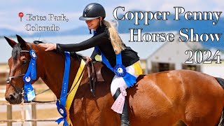 I competed in hunters amp Eq  Horse Show Vlog Estes Park 2024 [upl. by Aniroc]