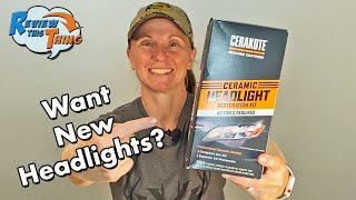 Cerakote Ceramic Headlight Restoration Kit REVIEW  Does It Work [upl. by Birchard]