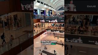 Dubai Mall The world Largest shopping mall dubaimall largestshoppingmall [upl. by Nnawtna]