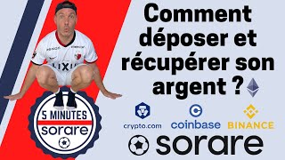 SORARE  Comment déposer et récupérer son argent ETH   Astuce Coinbase Binance Cryptocom [upl. by Odoric840]