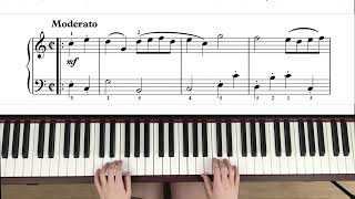 Pieces for Beginners  Telemann Gavotte in C major [upl. by Jabe]