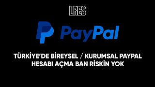 Türkiyede Paypal Hesabı Açmak  Ban Riski Yok [upl. by Izak]