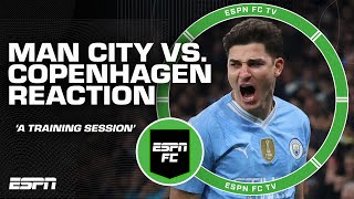 A training session 😅 FULL REACTION to Manchester City vs Copenhagen in Champions League  ESPN FC [upl. by Seabrook898]