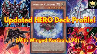 Updated yugioh HERO Deck Profile Winged Kuriboh Discussion yugiohtcg yugiohcards [upl. by Stutsman]