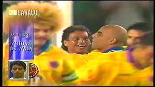 Colombia vs Bolivia  Eliminatorias Francia 1998 [upl. by Nimzaj]