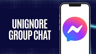 How to Unignore Group Chat in Facebook Messenger [upl. by Cristie]