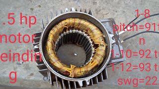 15 hp 440 volt motor wending with deta [upl. by Ahsienet]