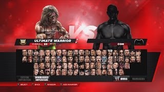 WWE 2K14 Full Roster amp Ratings [upl. by Llyrat]