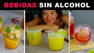 Bebidas refrescantes SIN ALCOHOL Mocktails [upl. by Engvall]