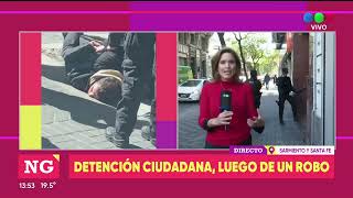 Robo y detención ciudadana en el centro [upl. by Theall]