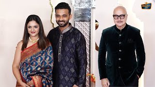 Ajinkya Rahane With Wife Anupam Kher At The Red Carpet For The Lagna Vidhi Of Anant Ambani amp Radhika [upl. by Orvas]