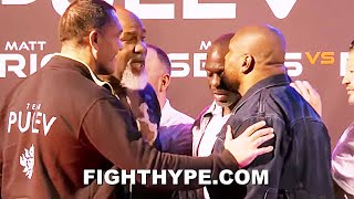 SHANNON BRIGGS amp RAMPAGE JACKSON GO AT IT SEPARATED AFTER HEATED WORDS DURING BOXING VS MMA DEBATE [upl. by Raymund]