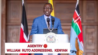 AGENTRY 🛑 WILLIAM RUTO ADDRESSING KENYAN [upl. by Nodnal]