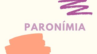 PARONÍMIA [upl. by Iad]