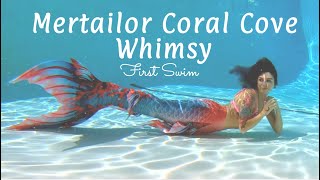 First Swim in the Mertailor Coral Cove Fantasy Fin 3 Whimsy Tail [upl. by Drol]