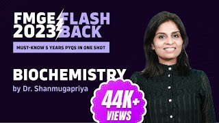 FMGE Flashback 2023  Past 5 Years IMP PYQs of quotBiochemistryquot by Dr C Shanmugapriya [upl. by Dayiz]