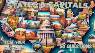 Can You Name All 50 US States and Capitals [upl. by Snilloc]