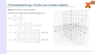 31 Parametergleichung der Geraden [upl. by Eiryk]