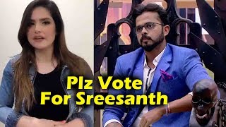 Zarine Khan ने किया Vote Appeal Sreesanth के लिए । Bigg Boss 12 [upl. by Triny]