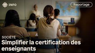 Procédure de certification simpliée pour des enseignants [upl. by Ume]