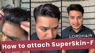 Receding Hairline A Simple Way to Solve It Wear a Frontal Hair System  Lordhair Mens Hairpieces [upl. by Odlabu]