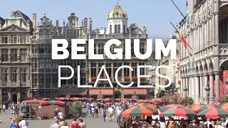 10 Best Places to Visit in Belgium  Travel Video [upl. by Eidroj928]