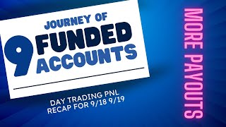 Journey to 9 Funded accounts as futures trader with apex trader funding and bulenox 90 OFF ALPINE [upl. by Anifad]