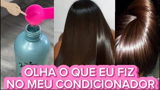 O CONDICIONADOR VIRA UMA MASCARA PARA CABELO POTENTE SE VOCÊ FIZER ISSO [upl. by Radloff441]