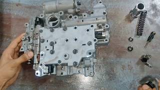 Toyota corolla valve body solenoids and ball part location [upl. by Vinni]