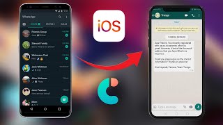 Comment transférer Whatsapp Android Vers iPhone  Migrer Vers IOS [upl. by Hoxie]