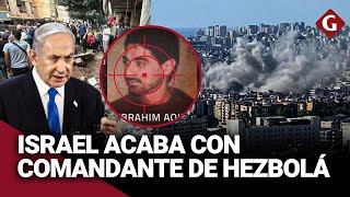 ISRAEL bombardea BEIRUT y ASESINA a COMANDANTE de HEZBOLÁ  Gestión [upl. by Bolling309]