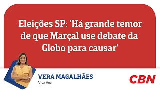 Eleições SP Há grande temor de que Marçal use debate da Globo para causar [upl. by Aitercul907]