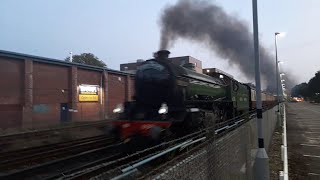 Mayflower Steam train passes Winchester [upl. by Trebmal]