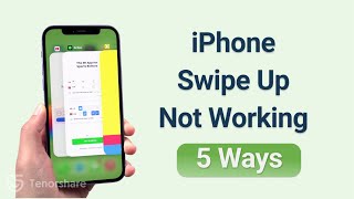 iPhone Swipe Up Not Working 5 Quick Ways To Fix It [upl. by Ilrebmik]