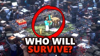 Zombie Apocalypse Whose The Last Team Standing In Minecraft Hardcore❗❓ [upl. by Pinchas]