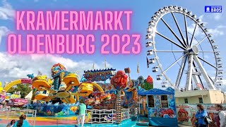 Kramermarkt Oldenburg 2023  Die Riesenkirmes im Norden [upl. by Laemaj]