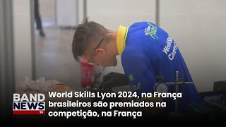 Jovens brasileiros são premiados em competição em Lyon  BandNewsTV [upl. by Christophe883]