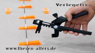 Verlegefix Fliesen Nivelliersystem Fliesen verlegen [upl. by Nelrah]