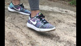 ASMR  Sounds made by Nike LunarEpic Flyknit Low on various surfaces [upl. by Valdemar256]