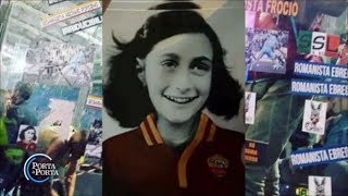 Anna Frank per quotinsultarequot i romanisti  Porta a Porta 24102017 [upl. by Nyleahcim734]