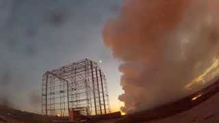 INSIDE THE FIREBALL GoPro Hero 2 amp The Inferno When Antares Orb3 Rocket Blows Up [upl. by Atiekan799]